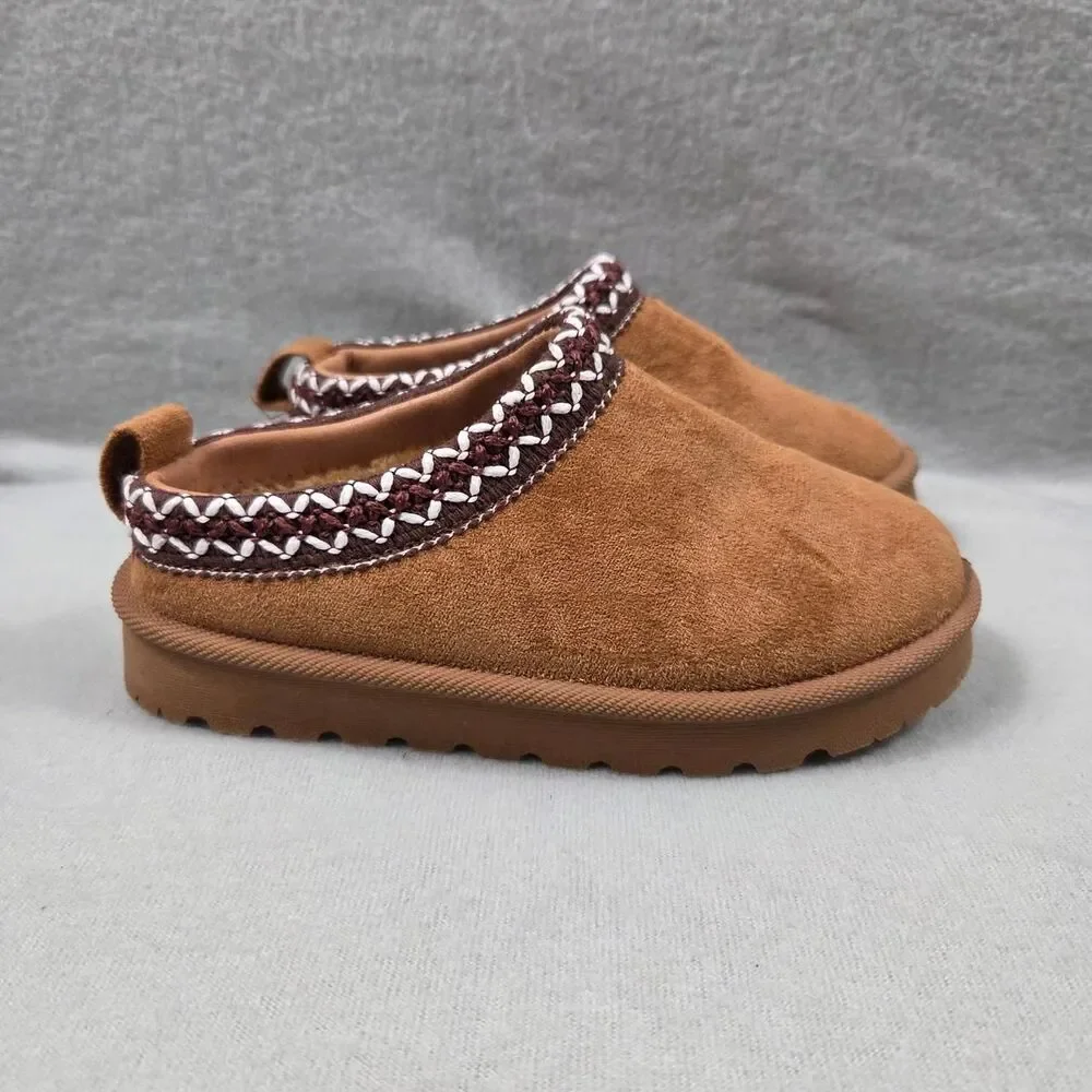 Unbranded Brown and Tan Slippers